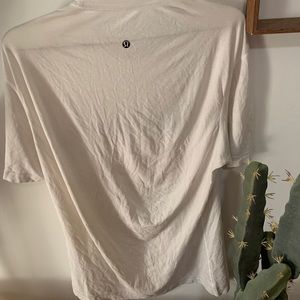 Mens white lululemon Shirt Small